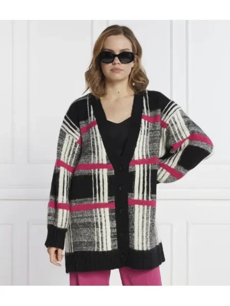 Silvian Heach Cardigan cu adaos de lână negru