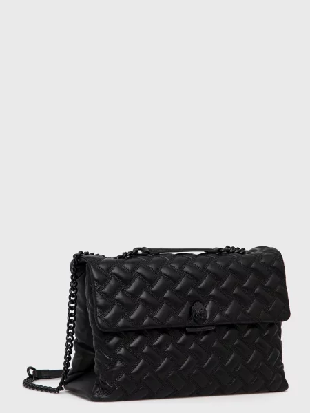 Geantă Kurt Geiger London din piele negru