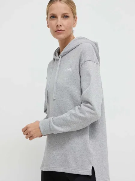 Adidas Bluză Terrex Logo gri