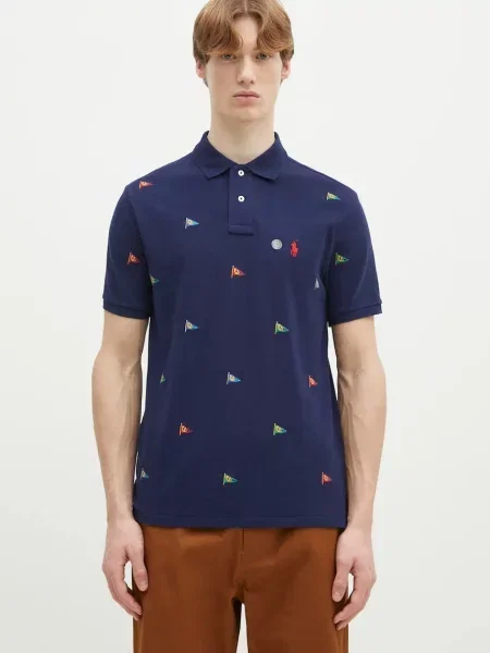 POLO RALPH LAUREN Tenisz póló | Custom slim fit kék