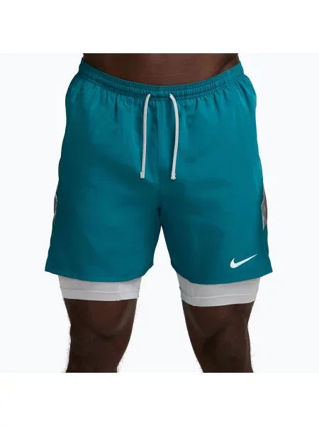 Pantaloni scurți de alergare pentru bărbați Nike Miler Dri-Fit 5" bright spruce