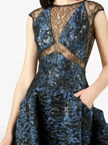 Sukienka maxi Gemy Maalouf niebieska