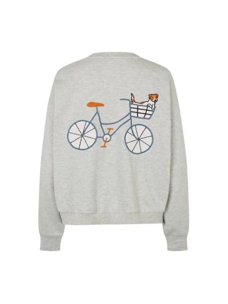 Bluza z kapturem Lollys Laundry z kapturem szara