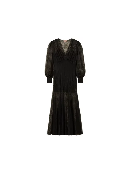 Sukienka maxi Twinset czarna