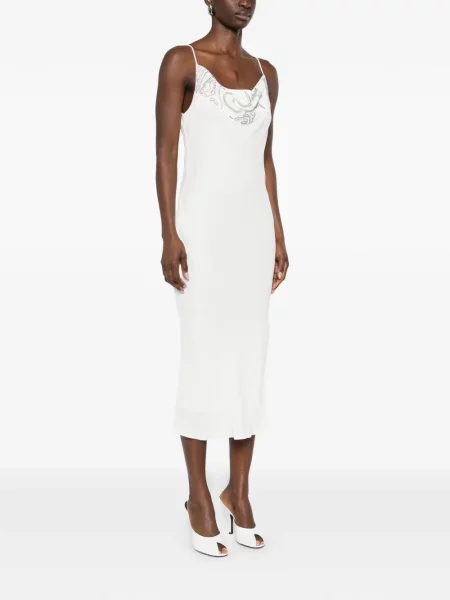 Rochie midi Iro până la genunchi de costum alb