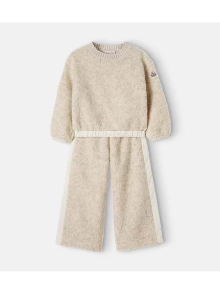 Gyerek nadrág Moncler Enfant bézs