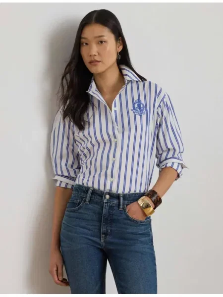 LAUREN RALPH LAUREN Cămașă | Relaxed fit albastru