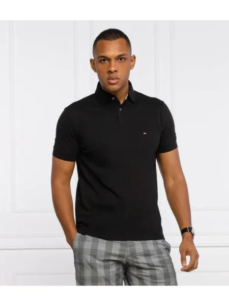 Tommy Hilfiger Polo | Regular Fit | pique negru