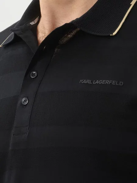Поло Karl Lagerfeld черное
