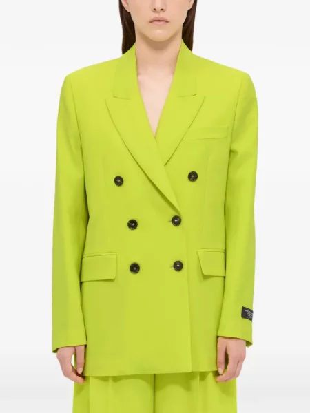 Sacou Msgm cu două rânduri de nasturi verde