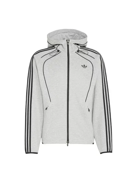ADIDAS ORIGINALS Hanorac Teamgeist gri deschis negru