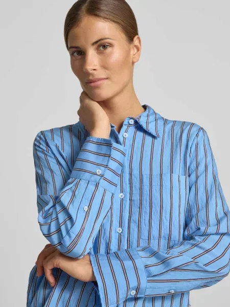 Bluzka z długim rękawem o kroju relaxed fit z mieszanki model VICA' Brax