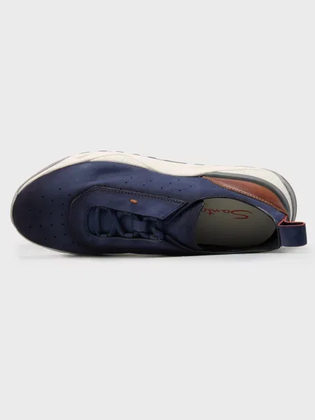 Кроссовки Santoni синие