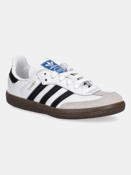 Adidas Originals sneakers din piele SAMBA OG alb