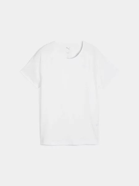 Футболка спортивна PUMA Everyday Cloudspun Ss Tee W комбінований верх білий