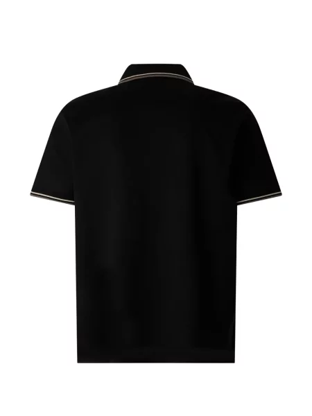 Ριγέ polo Paul & Shark μαύρο