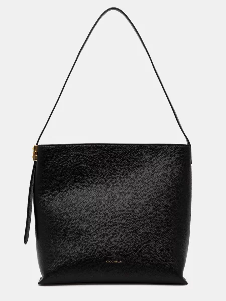 Geanta crossbody Coccinelle din piele negru
