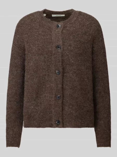Kardigan rozpinany o kroju relaxed fit z mieszanka wełny model LULU' Selected