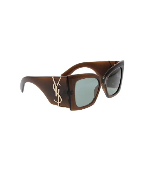 Okulary przeciwsłoneczne Saint Laurent brązowe