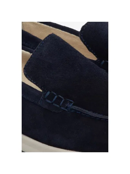 Лофери замшеві темно-сині Estro сині
