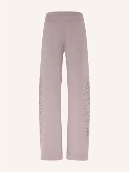 Emporio Armani Tepláky S Ozdobnými Kamínky černošedá