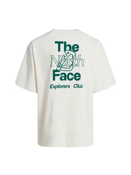 THE NORTH FACE Tricou verde pin alb