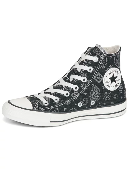 Členkové topánky Converse čierna