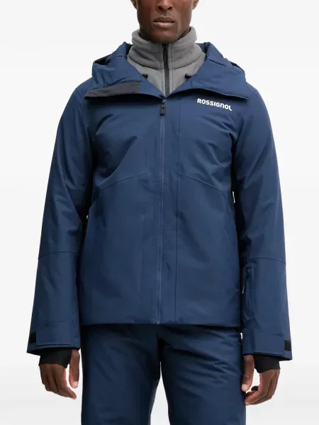 Jeździć na nartach kurtka narciarska Rossignol z kapturem niebieska