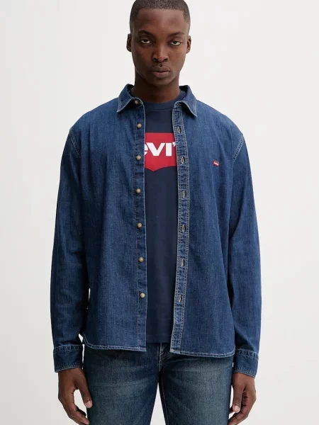 Levi's Τζιν πουκάμισο μπλε
