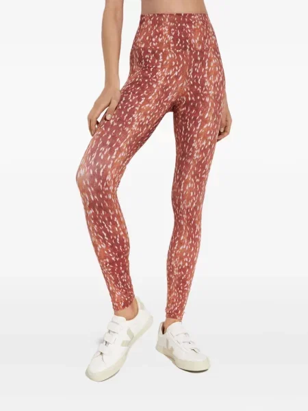 Legginsy Beach Riot brązowe