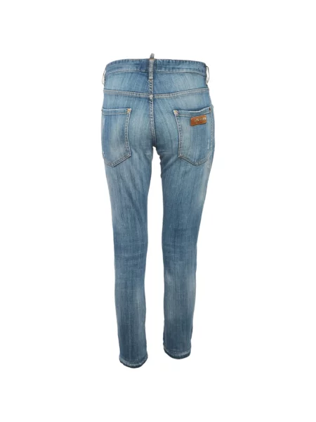 Blugi Dsquared2 zdrențuiți albastru