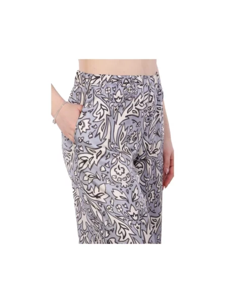 Lniane spodnie Weekend Max Mara