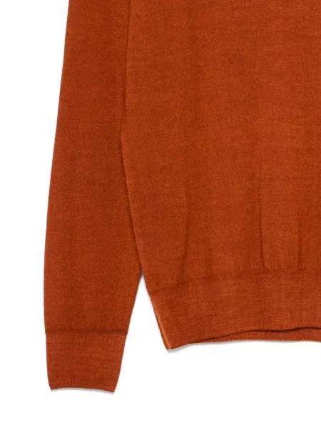 Pulover Altea cu decolteu rotund portocaliu