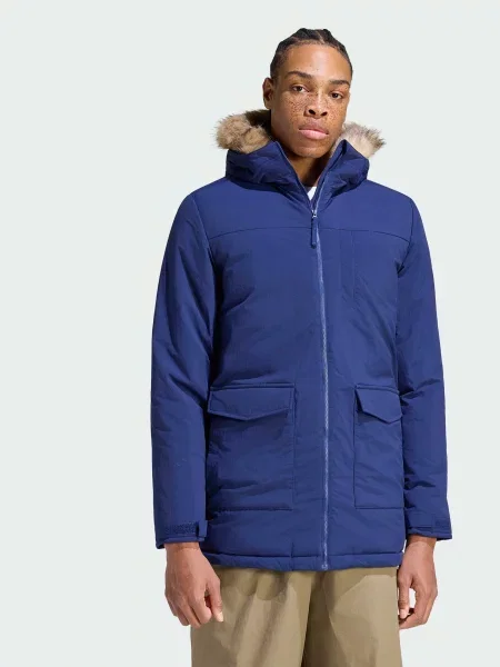 Парка adidas синій