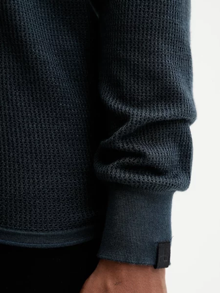 Шерстяной легкий свитер Rag & Bone синий