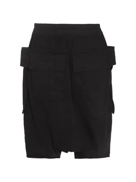Șnur de strângere pantaloni scurți cargo Rick Owens Drkshdw negru