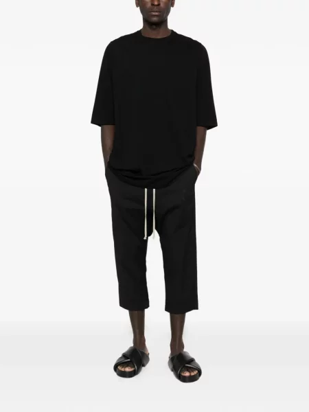 Tricou Rick Owens scurt negru