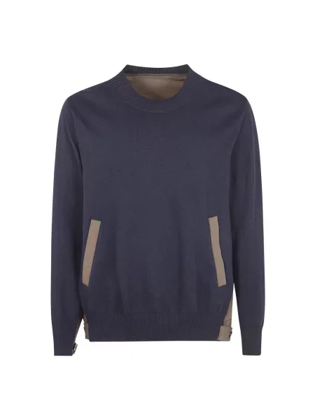Sweter Sacai niebieski