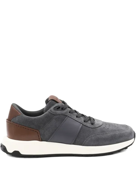 Sneakerși Tod's din piele de căprioară albastru