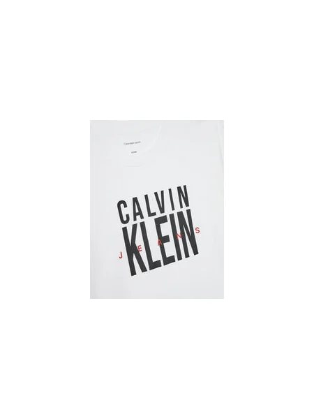 Calvin Klein Jeans Póló Bold Graphic fehér