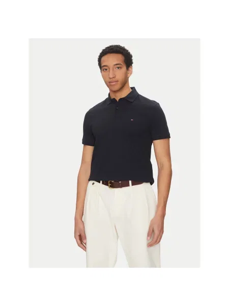 Tommy Hilfiger Polo Vertical Regular Fit tamnoplava