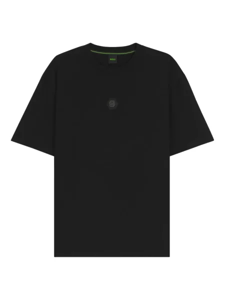 Tricou Boss cu autograf negru