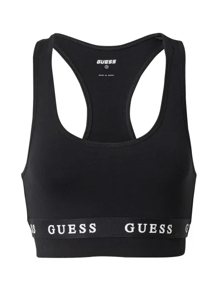 GUESS Sport top Aline negru alb