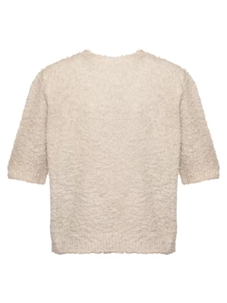 Krótki sweter Avant Toi beżowy