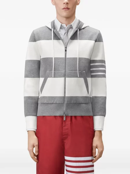 Hanorac cu glugă Thom Browne gri
