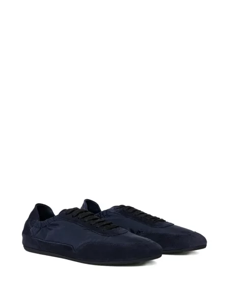 Sneakerși Scarosso din piele de căprioară albastru