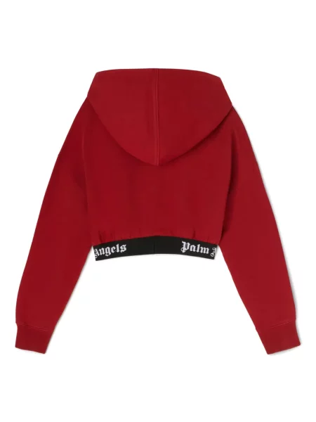 Bluza z kapturem dziecięca Palm Angels czerwona