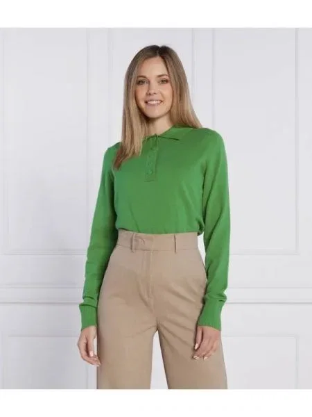 Samsøe Samsøe de lână polo verde