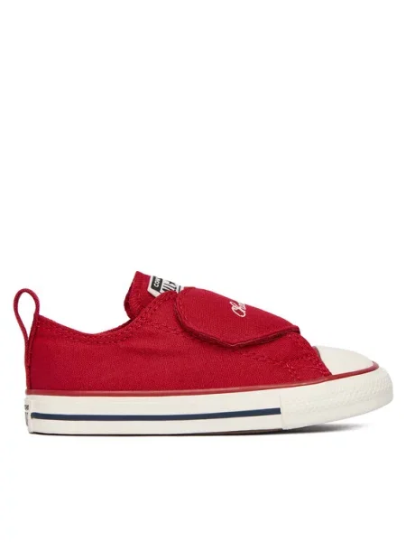 Converse Plátenky Chuck Taylor All Star One Strap Hearts Červená biela