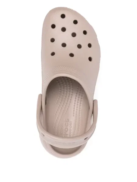 Πεδιλα clogs Crocs με πλατφόρμα κλασικό καφέ